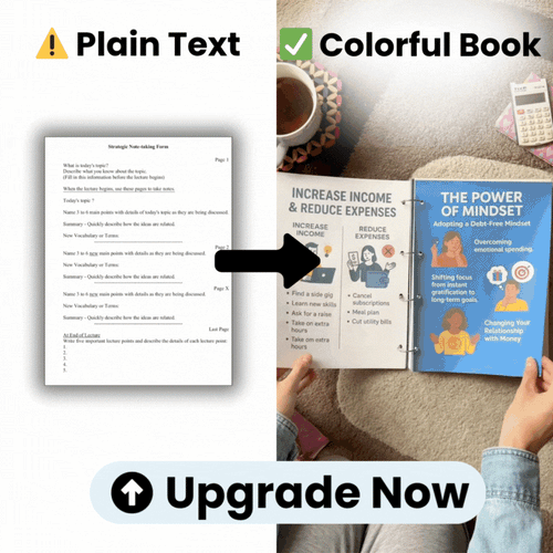 Upgrade To 1000+ Colorful Notes